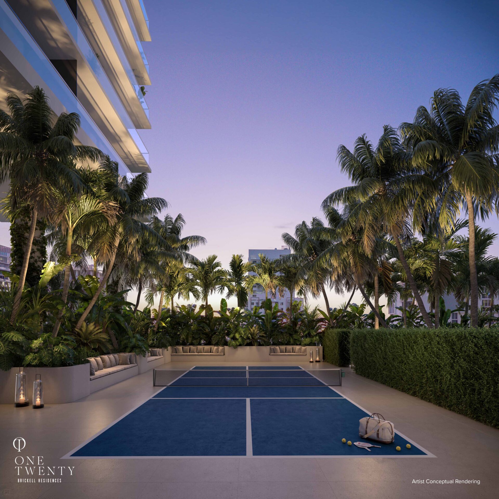 One Twenty Brickell Residences Pickleball