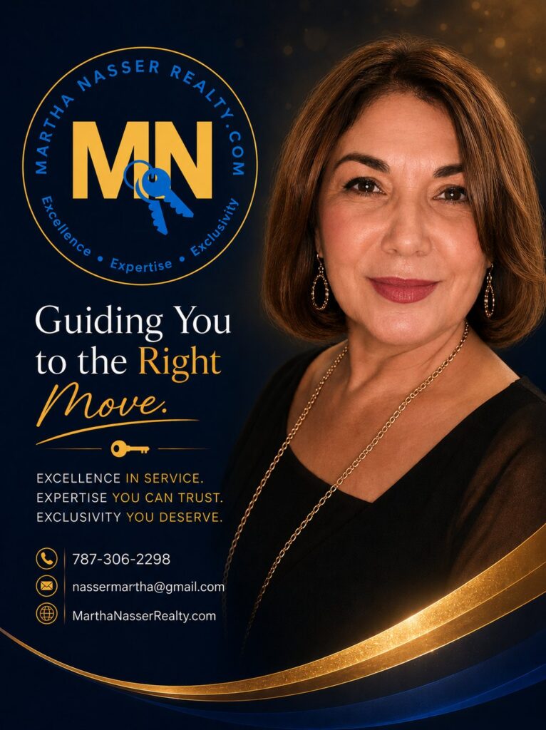 Martha Nasser, REALTOR® and Broker Owner of Martha Nasser Realty, License C-15323